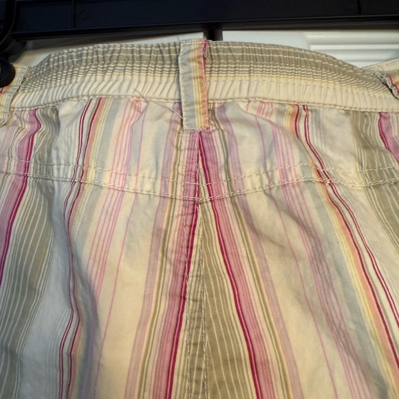 Patchington Pastel Striped Capris Size 12 - Picture 6 of 7
